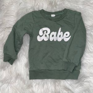 Baby sweatshirt